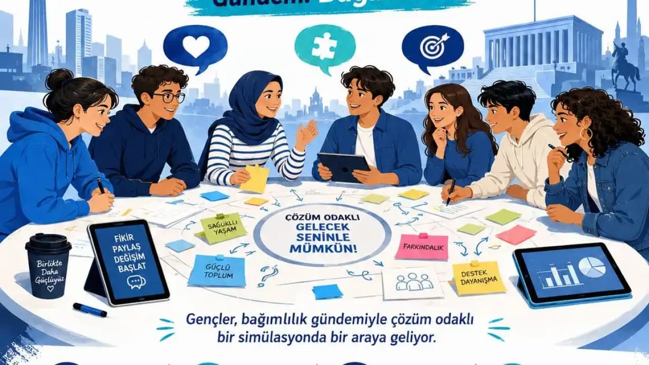 Ankara'da "Gelecek İnşa Simülasyonu" ile Gençler Bağımlılık Konusunu Ele Alacak
