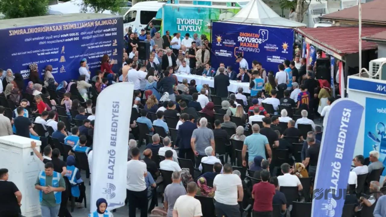 Elazığ’da 1000 km içme suyu hattı yenilendi, 27 km yağmurlama hattı tamamlandı