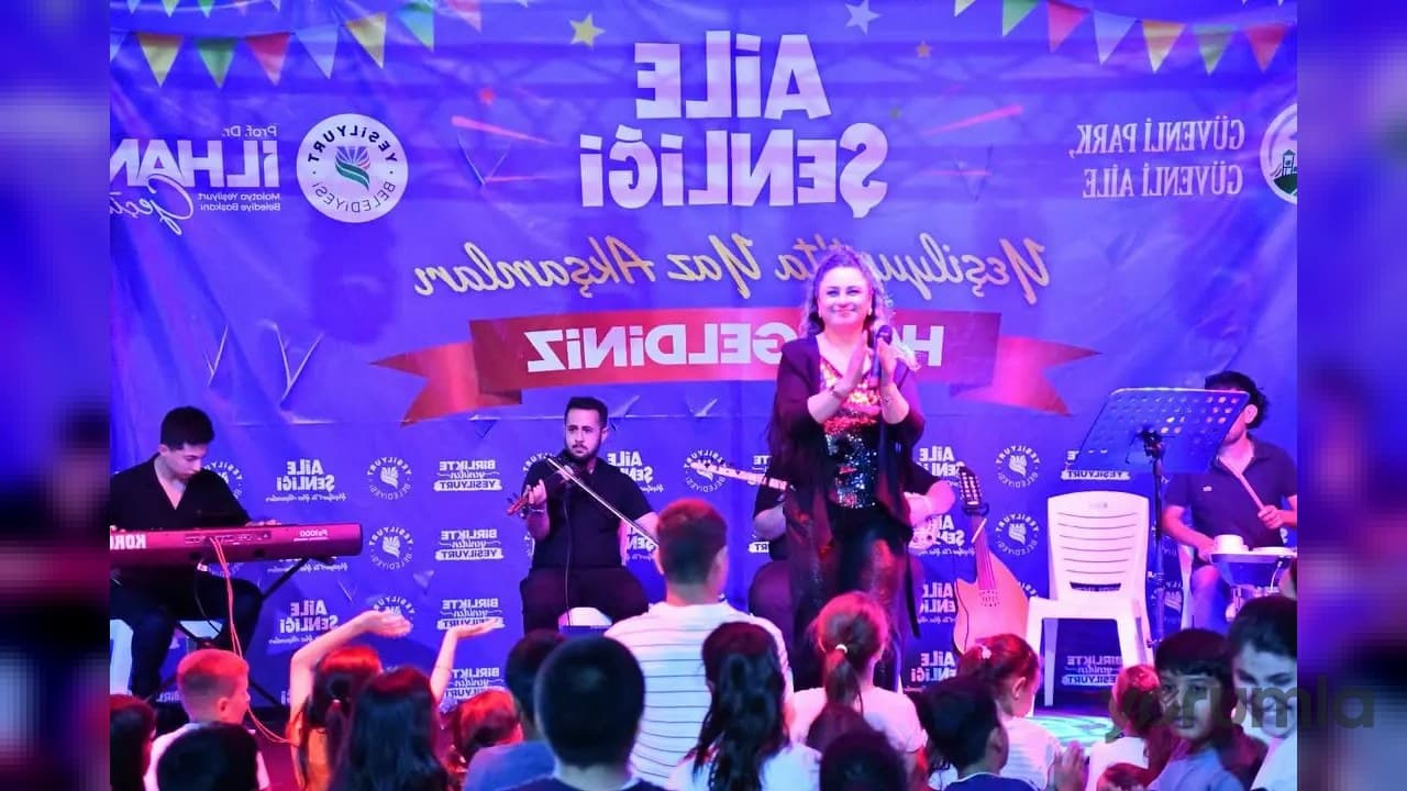 Yeşilyurt'ta yaz akşamları etkinlikleri aile şenlikleriyle başladı