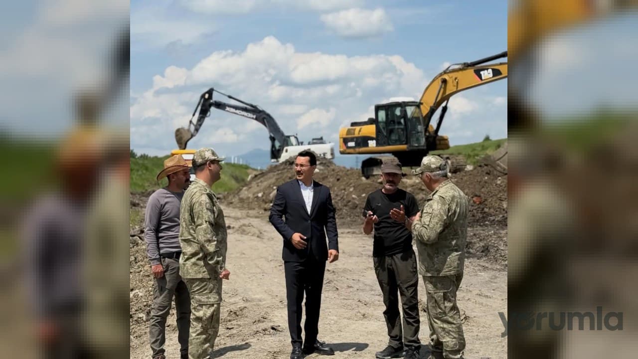Kaymakam Demirtaş, bölgedeki demiryolu yenileme çalışmalarında son durumu inceledi