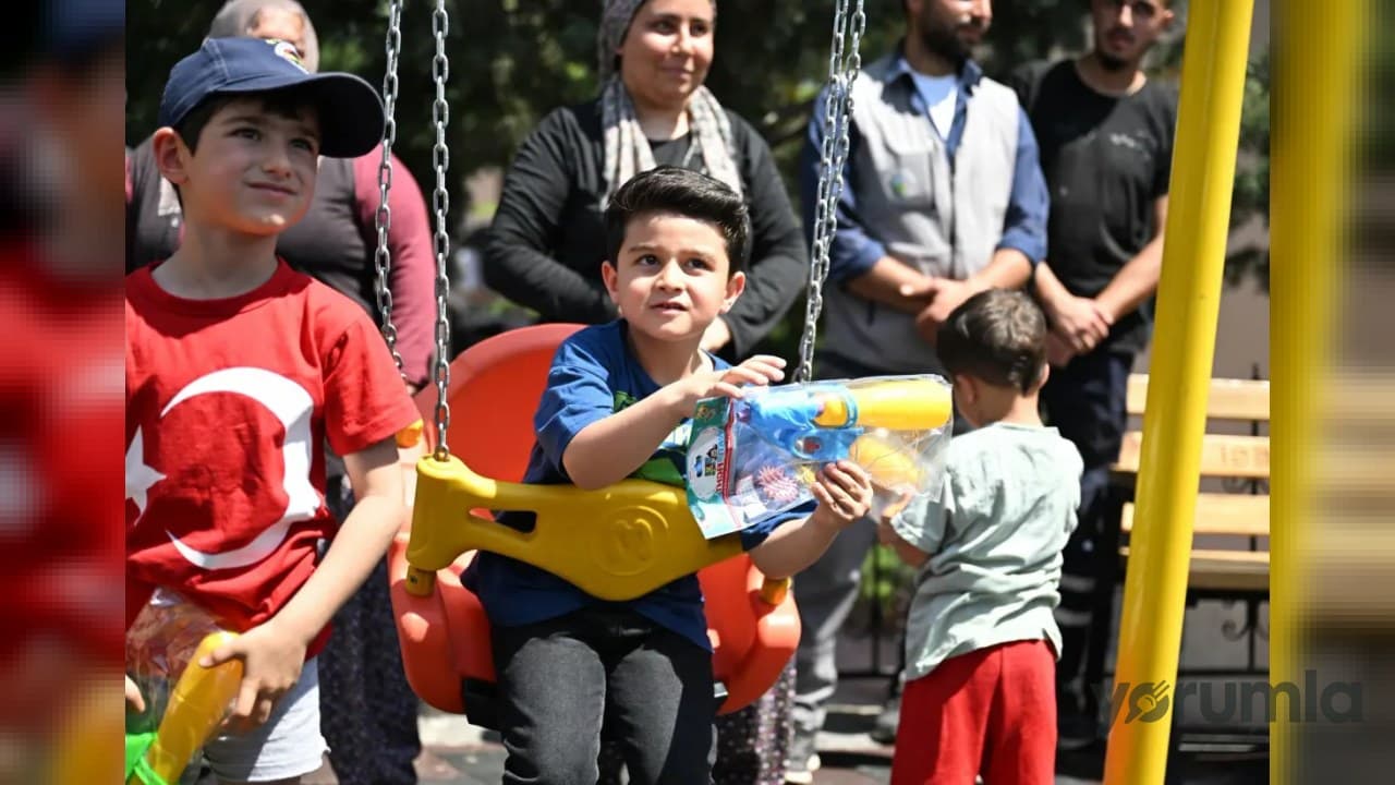 Yeşilyurt Belediyesi Banazı’da çocukların talebiyle modern park ve spor alanı açtı