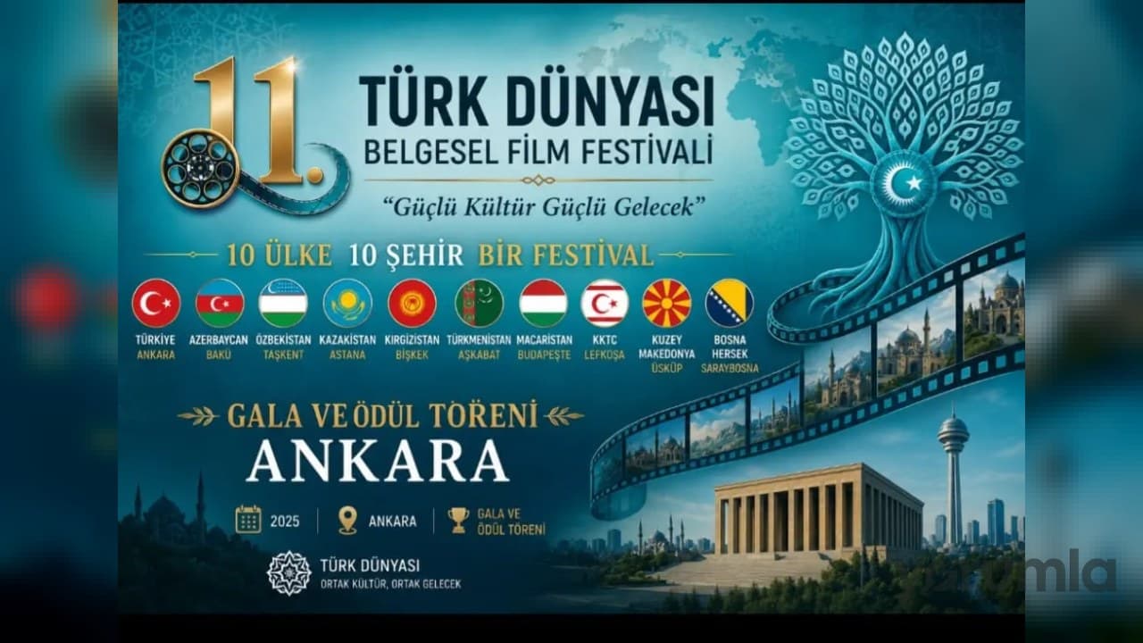2026 Türk Dünyası Belgesel Film Festivali finalistleri ve ödül töreni Ekim’de Ankara’da