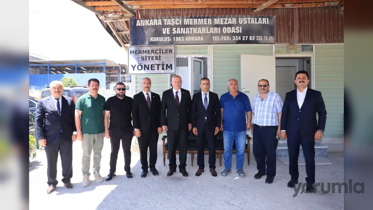 ATO Başkanı Gürsel Baran’dan Yuvaköy Mermerciler Sitesi’nde nitelikli iş gücü ve yerli taş çağrısı
