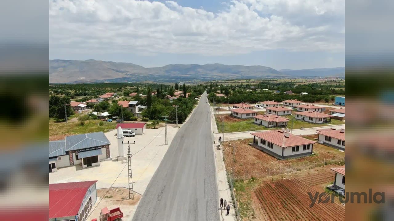 Doğanşehir’de 6,5 kilometrelik yol yenilendi, 800 hanenin ulaşımı kolaylaştı