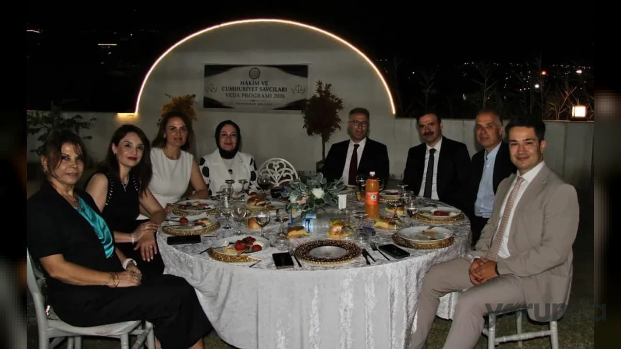 İskenderun Adliyesi uğurlamada Ünalan ve Taştimur’a teşekkür etti