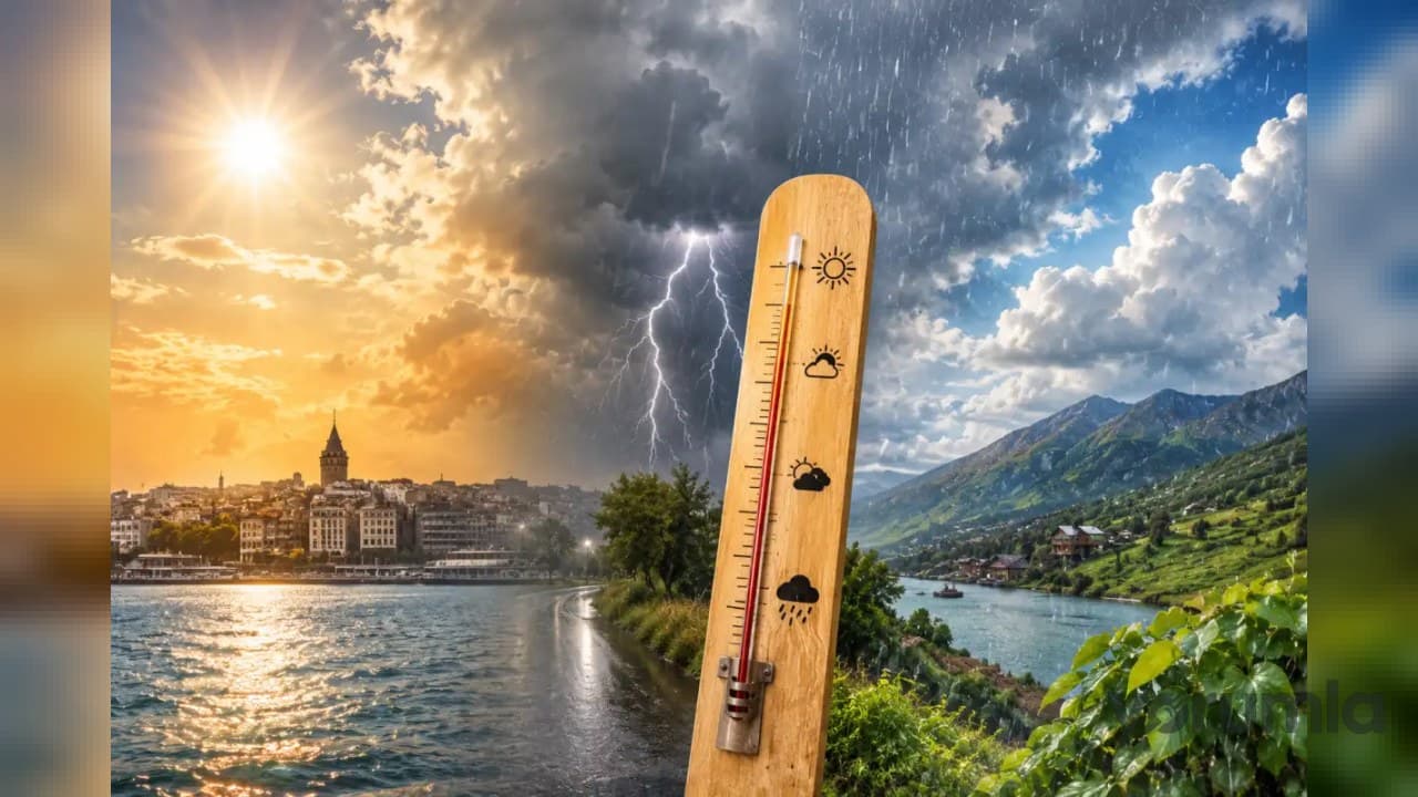 Meteoroloji’den hafta sonu tahmini: İstanbul batısında gök gürültülü sağanak