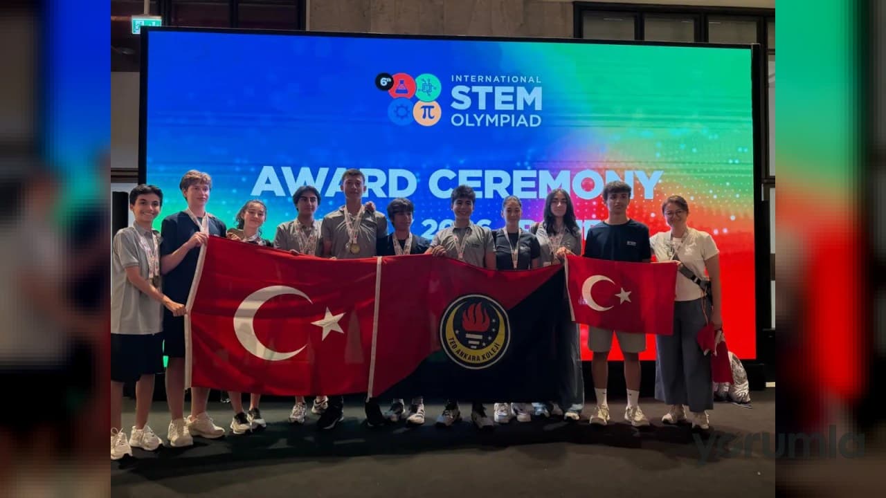TED Ankara Koleji, STEM Olimpiyatları büyük finalinde 26 altın kazandı