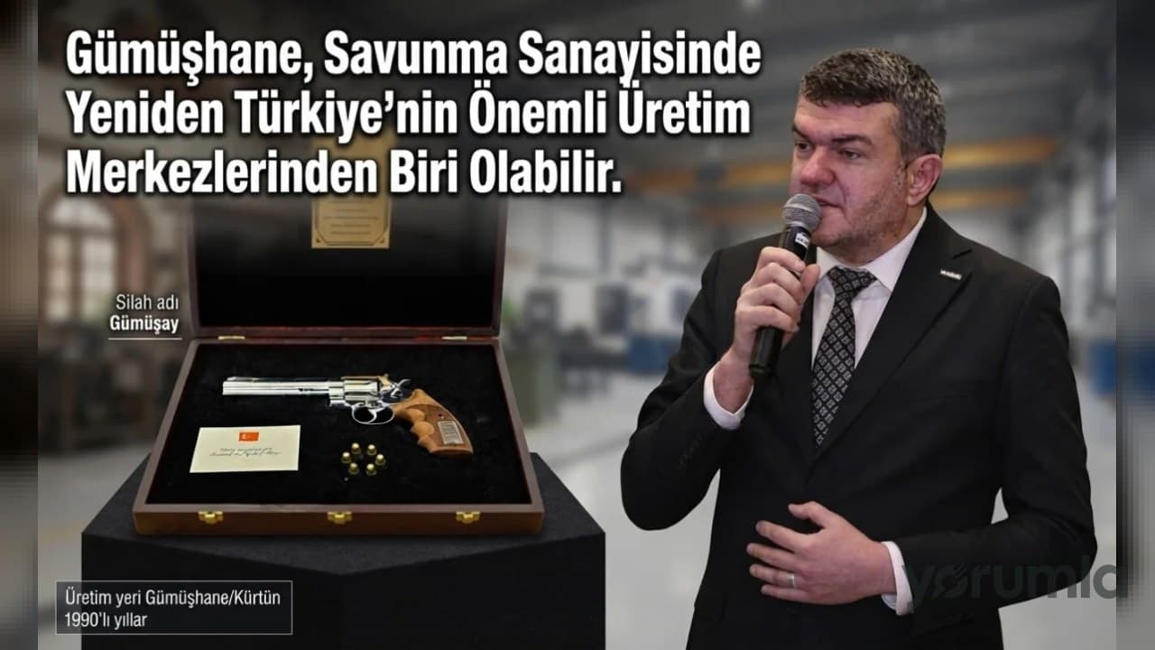 Cihan Canlı: Gümüşhane’nin savunma sanayisi üretim tecrübesi yeniden ele alınmalı