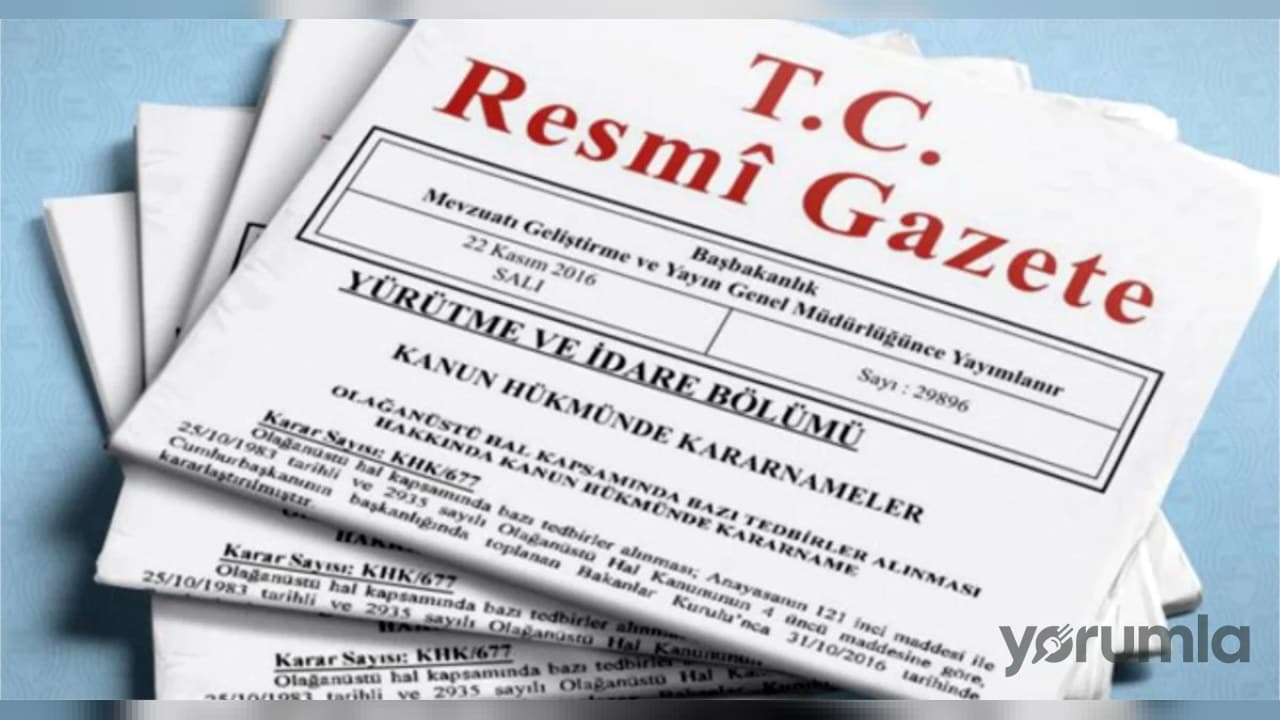 11 Temmuz Resmî Gazete’de Erdoğan imzalı atama ve görevden alma kararları
