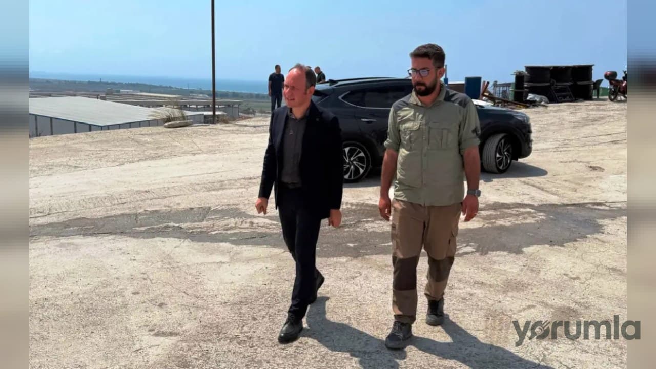 Hatay Erzin Kaymakamı OSB’deki çalışmaları yerinde inceledi