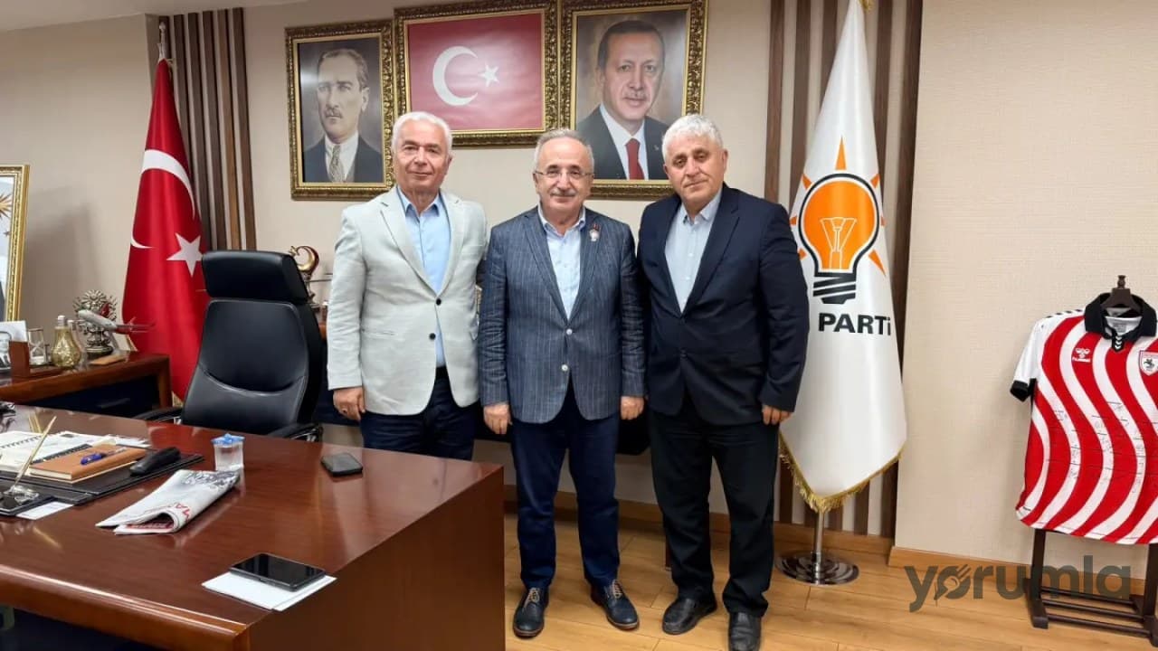 Türkiye Karate Federasyonu yöneticileri, 17-19 Temmuz’daki şampiyona öncesi Samsun’da AK Parti İl Başkanı Mehmet Köse’yi ziyaret etti