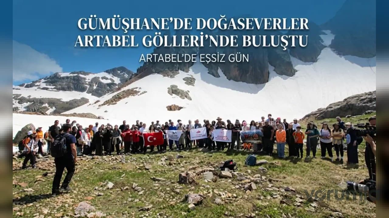Gümüşhane’de Artabel Doğa yürüyüşü: 95 kişi doğada buluştu