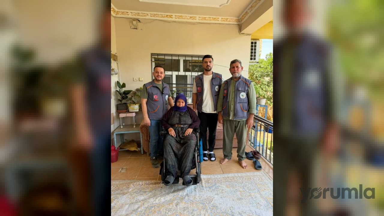 Şanlıurfa’da ortopedik engelli kadının yardım talebi gönüllülerce karşılandı