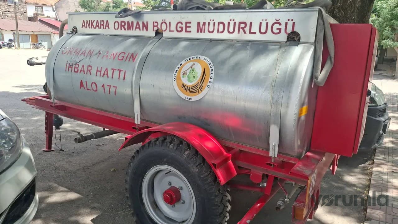 Beypazarı’nda 9 mahalleye yangın müdahale su tankeri teslim edildi