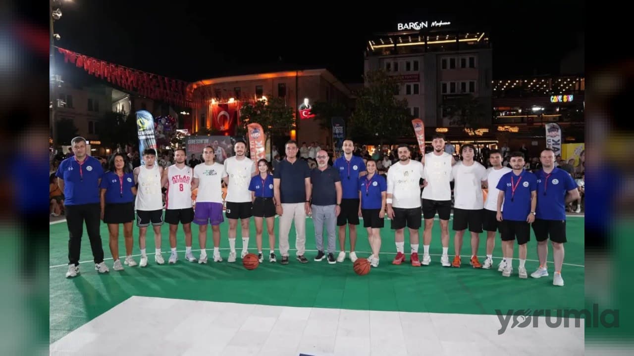 Giresun’da Sokak Basketbolu 29’uncu kez başladı: 65 takım, 260 sporcu