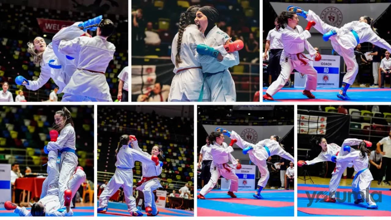 Karate şampiyonasında 1.247 sporcu Samsun’da tatamiye çıktı