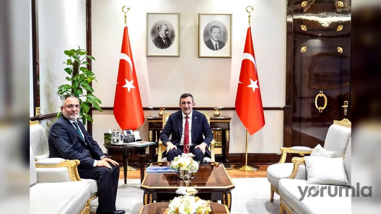 Cevdet Yılmaz’ı ziyaret eden AYBÜ rektörü: projeleri anlattı