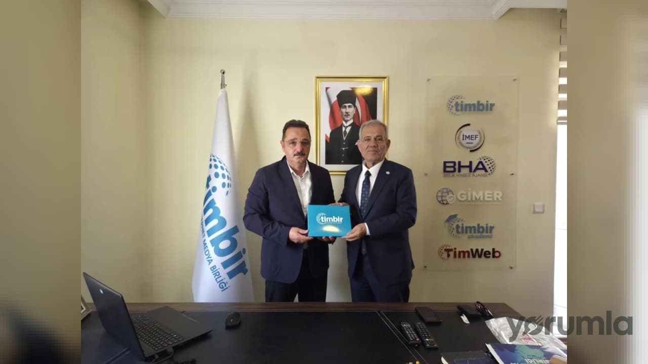 Yılmaz Karaca, TİMBİR Genel Başkanı Süleyman Basa’yı ziyaret etti