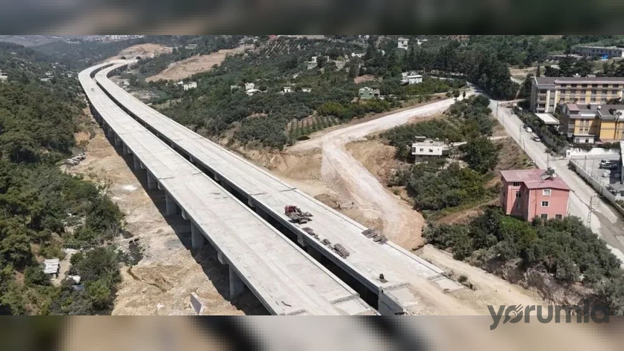 Hatay’da Belen-Topboğazı tünel ve viyadükleriyle İskenderun-Antakya geçişi hızlanacak