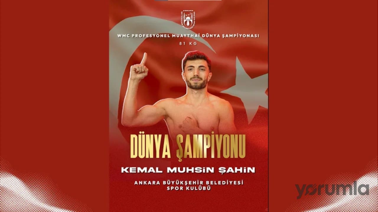 Kemal Muhsin Şahin, Vinnytsia’da WMC 81 kg dünya şampiyonu oldu