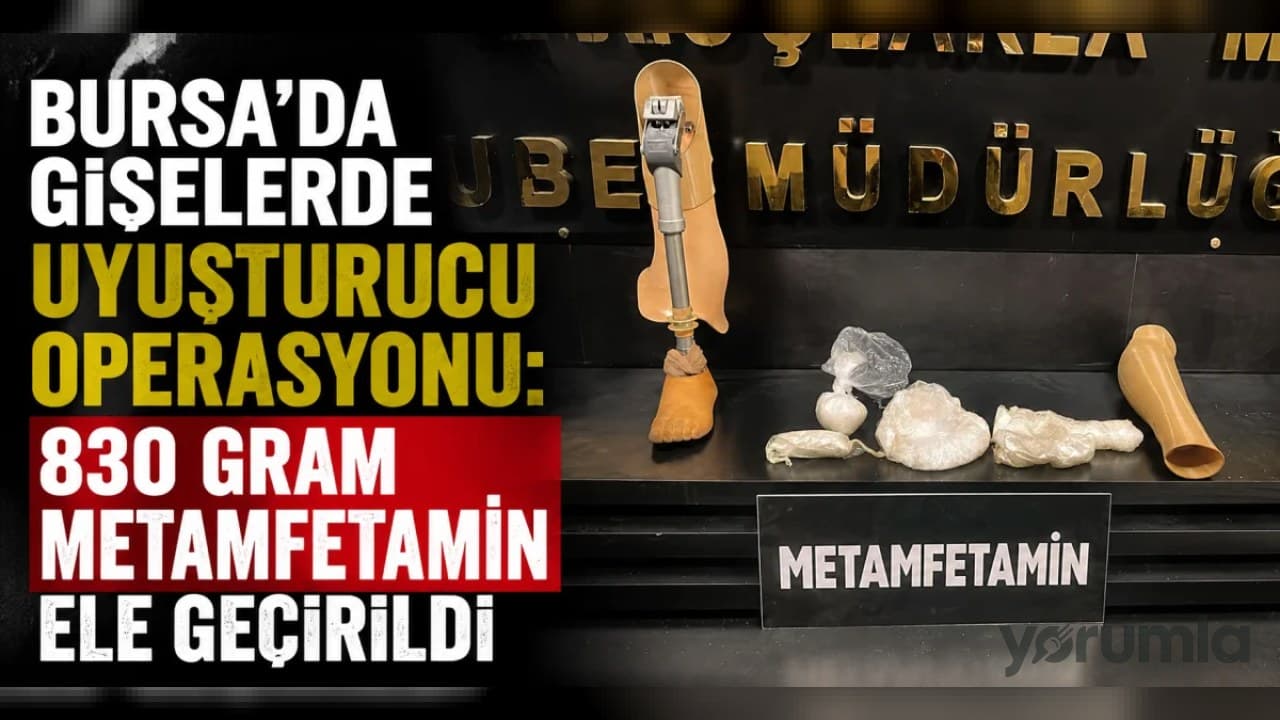 Karabalçık Kuzey Gişeleri’nde protez bacaktan 830 gram metamfetamin çıktı