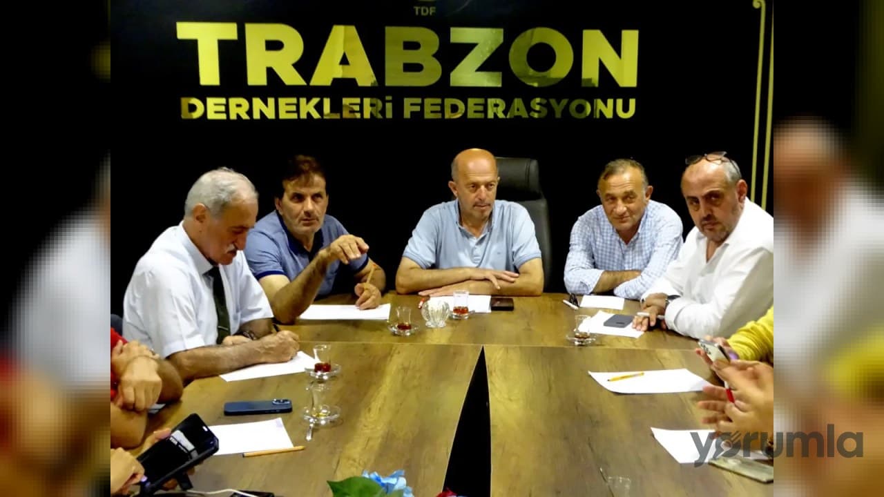 Trabzon Dernekler Federasyonu, Trabzon’da toplandı