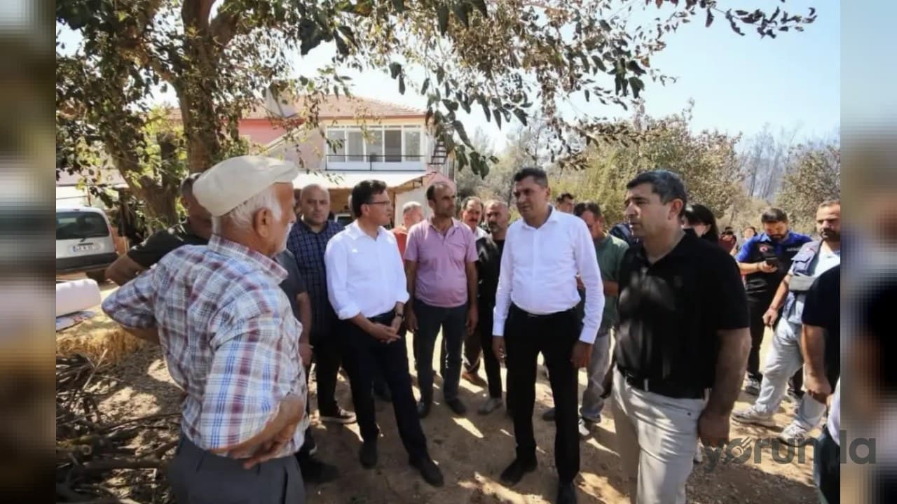 Kast’taki yangının ardından yaraları sarma çalışmaları başladı