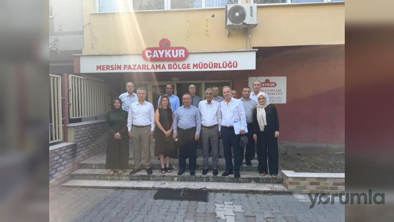 ÇAYKUR Genel Müdürü Yusuf Ziya Alim, Mersin’de pazarlama çalışmalarını inceledi
