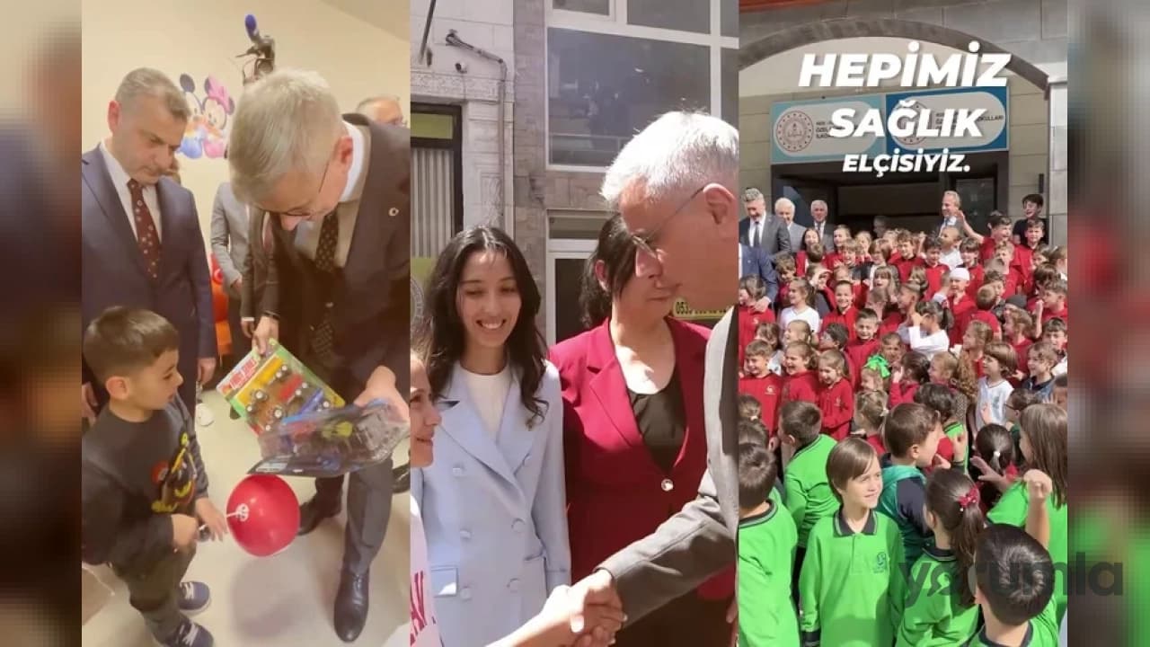 Sağlık Bakanı Kemal Memişoğlu: 500 bin çocuğu sağlık elçisi yaptı
