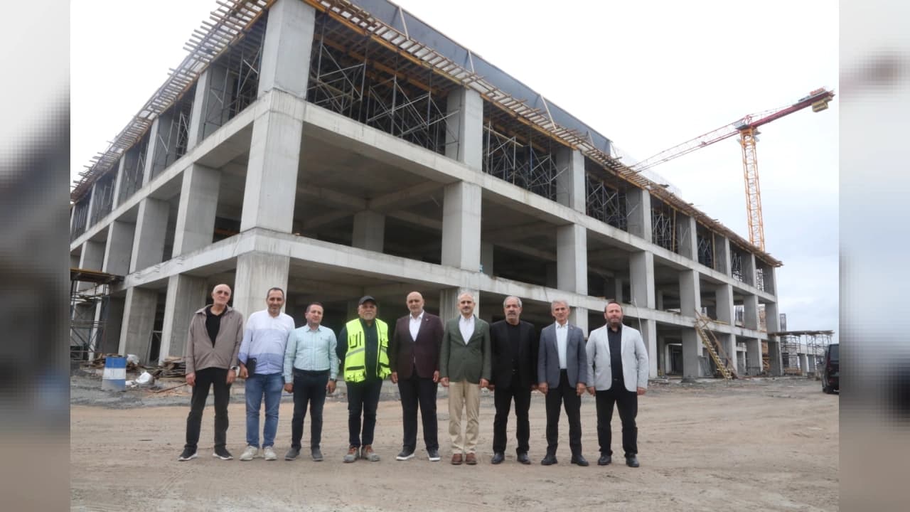 Çayırova Devlet Hastanesi İnşaatında Çalışmalar Hız Kesmiyor