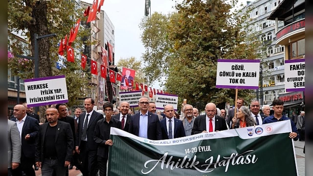 Kocaeli'de Ahilik Haftası Coşkusu: Yılın Ahisi Nuri Yağız Ödüllendirildi