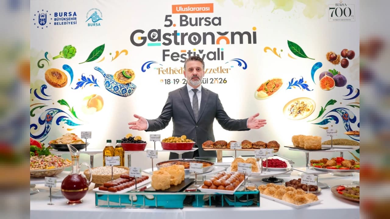 Uluslararası Bursa Gastronomi Festivali 18 Eylül'de Başlıyor: Fetheden Lezzetler Merinos Parkı'nda Buluşuyor
