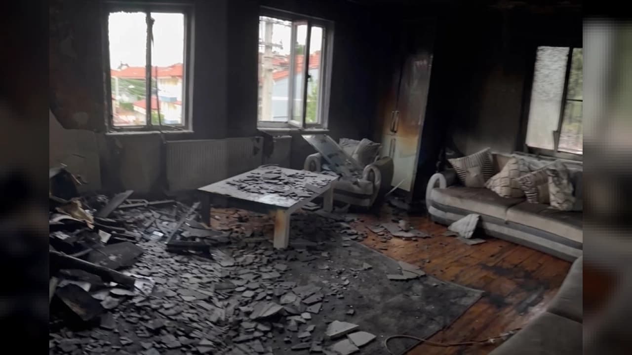 Denizli'de Yangınzede Ailenin Yaraları Sevgi Eli ile Sarıldı
