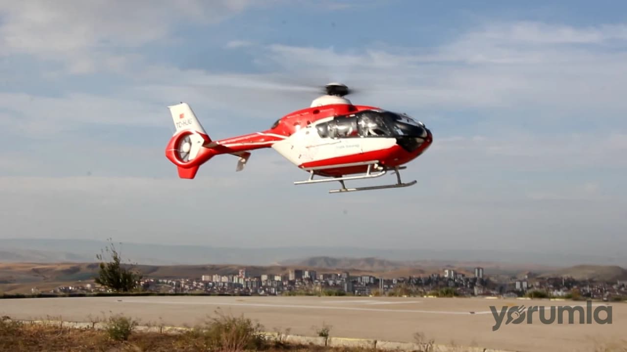 Beypazarı’nda Kalp Krizi Geçiren Fatma S. Helikopter Ambulansla Ankara’ya Sevk Edildi