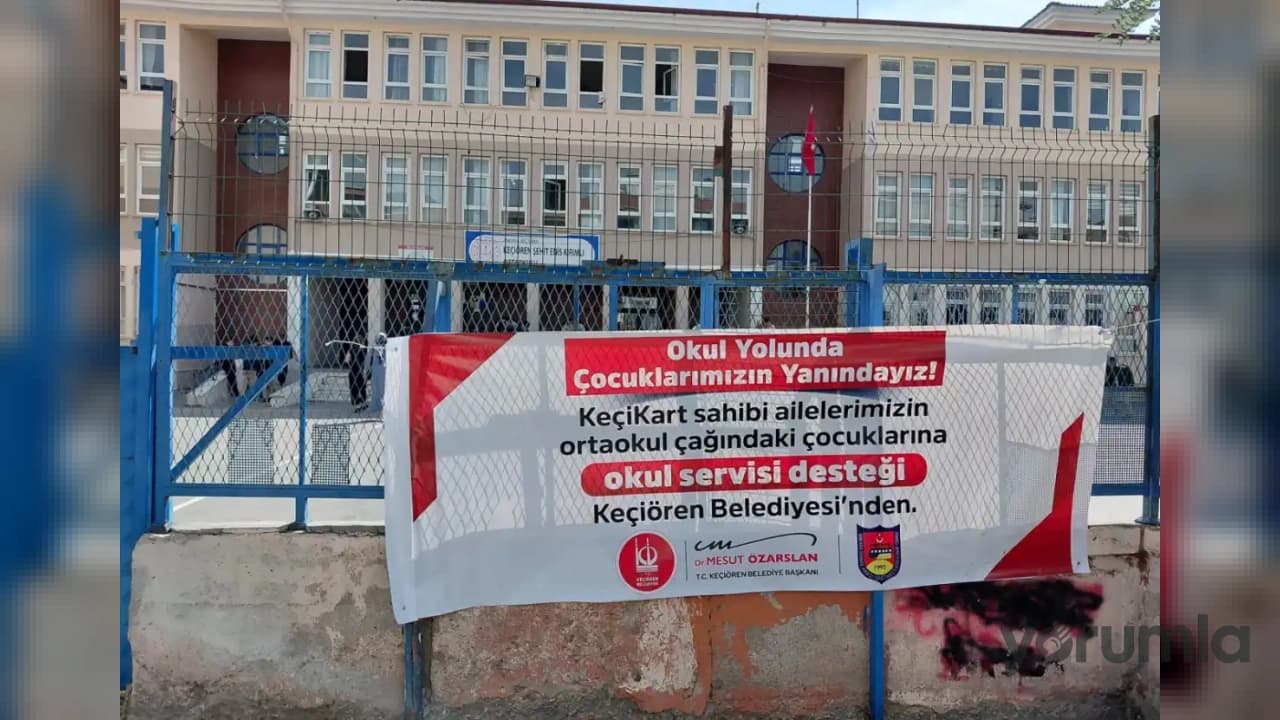 Keçiören Belediyesi'nden Öğrencilere Okul Servisi Desteği