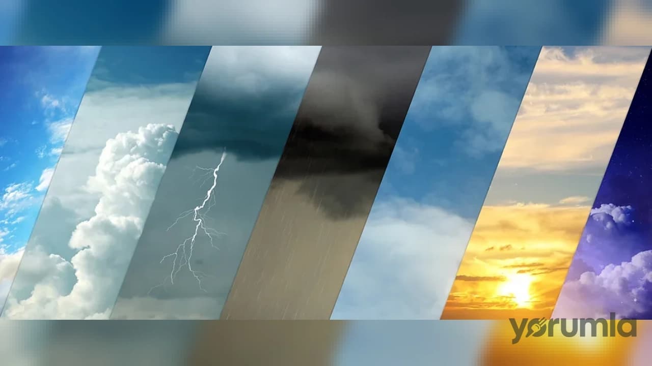 Meteoroloji'den Çok Sayıda İle Sarı Kodlu Uyarı: Şiddetli Sağanak ve Fırtına Geliyor