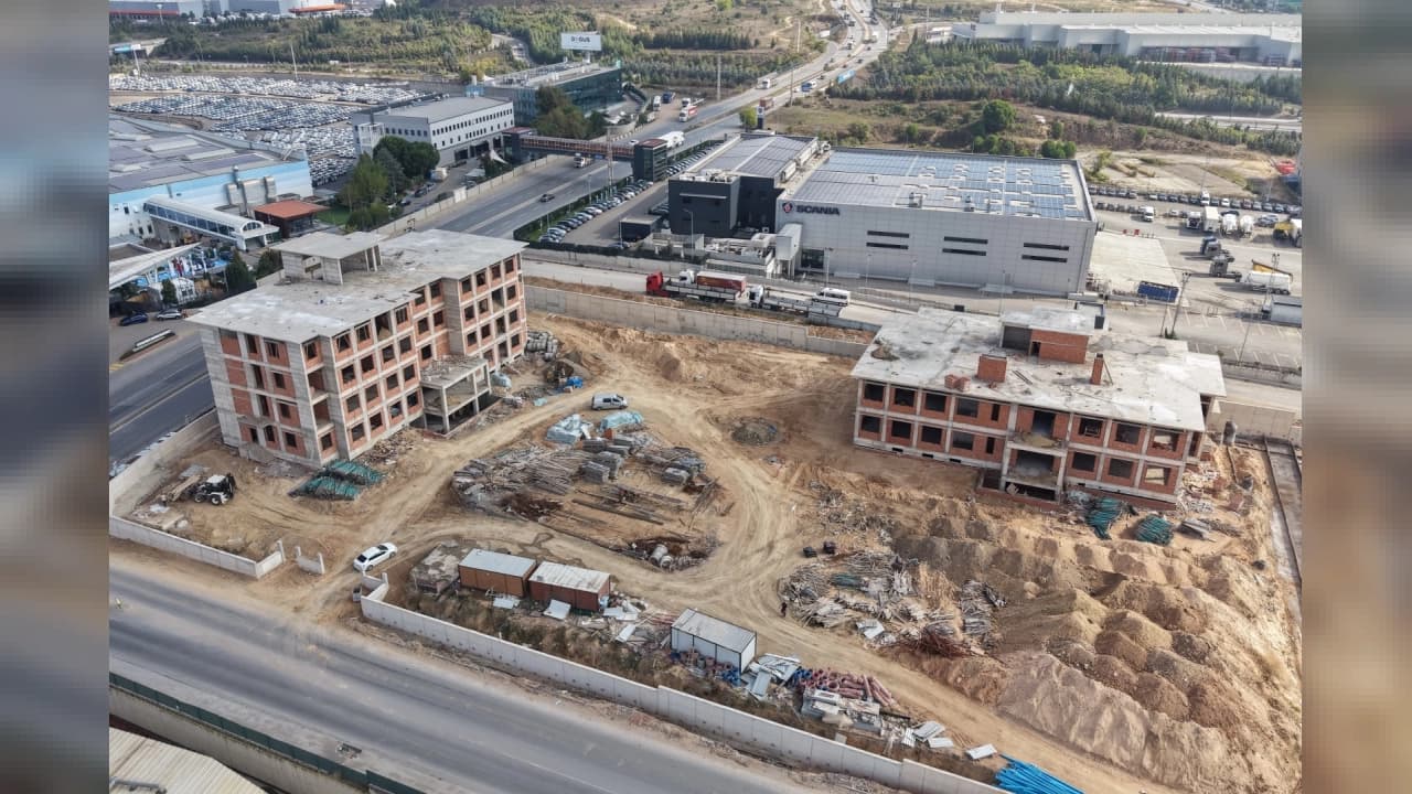 Çayırova'nın Yeni Meslek Lisesinde Önemli Aşama: Kaba İnşaat Sona Erdi