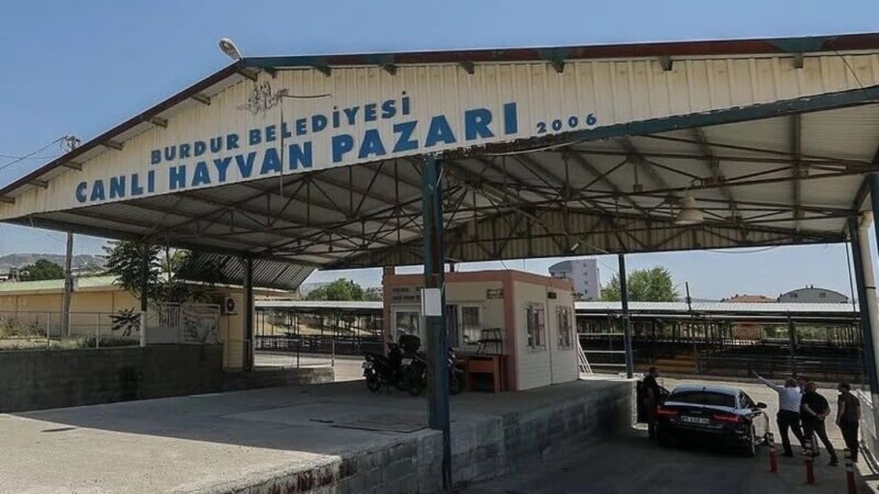 Burdur Belediyesi Canlı Hayvan Pazarı Şap Hastalığı Nedeniyle Kapatıldı