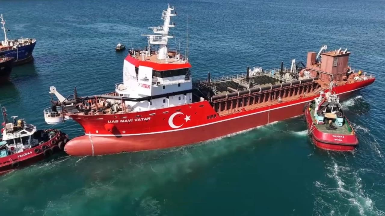 Yerli ve Millî Tarama Gemisi UAB Mavi Vatan Suya İndirildi