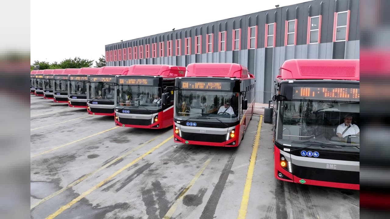 Konya Büyükşehir Belediyesi'nden Ulaşım Filosuna 10 Yeni Çevreci Otobüs Takviyesi