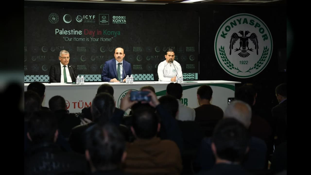 Konya'da Filistin İçin Kardeşlik Maçı: Konyaspor ve Filistin Milli Takımı Sahaya Çıkıyor