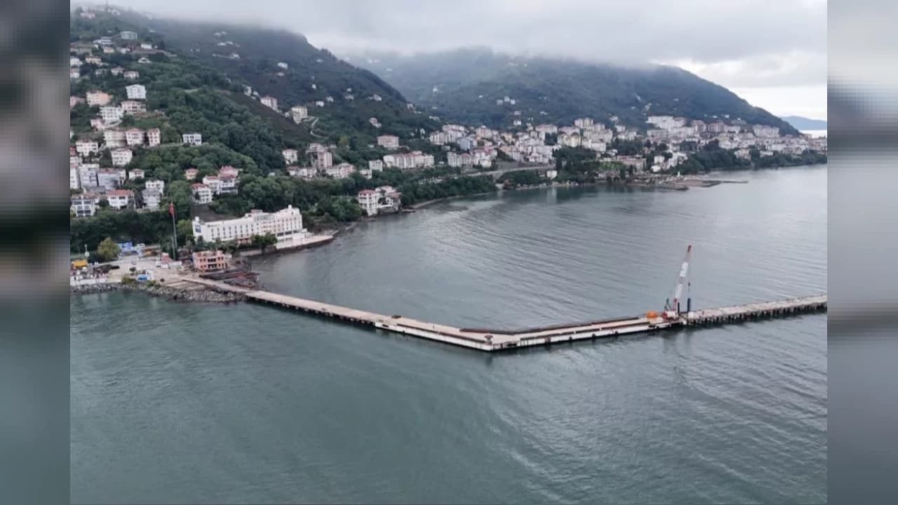Ordu Atatürk Rıhtımı Projesinde Sona Doğru: İskele ve Gümrük Binası İnşaatı Hızlandı