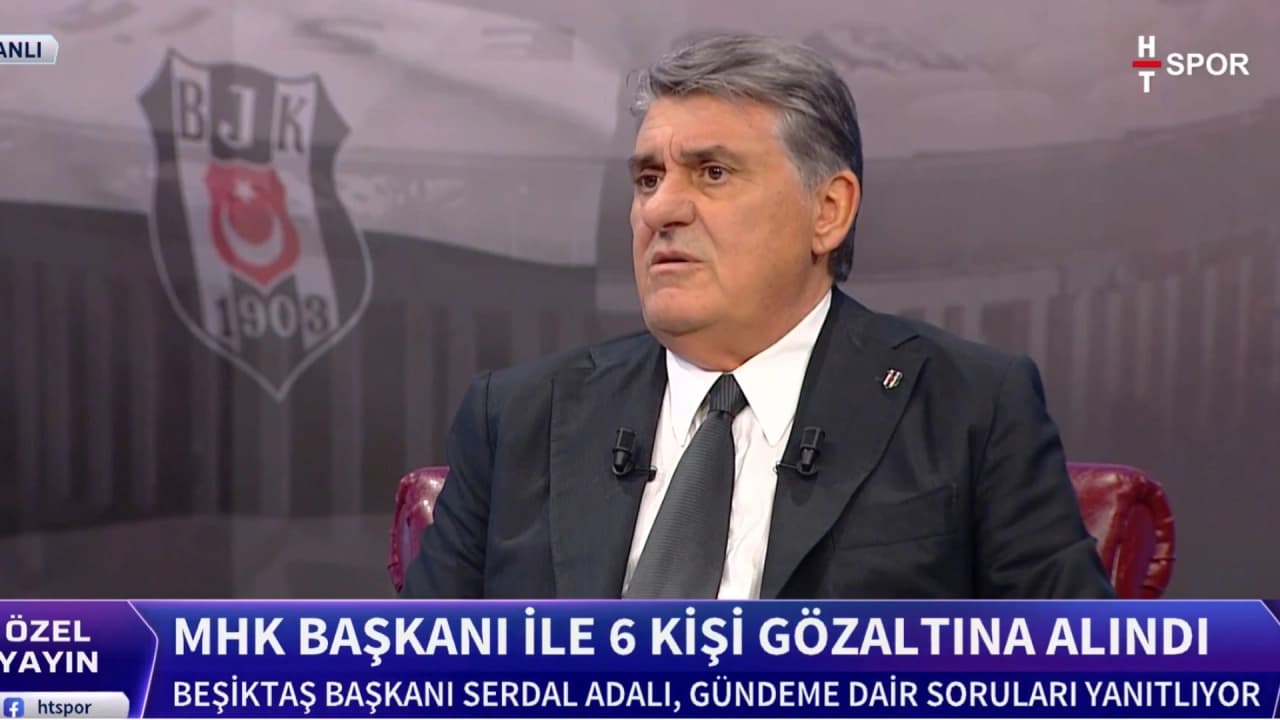 Serdal Adalı'dan hakem dosyası ve yabancı MHK Başkanı açıklaması
