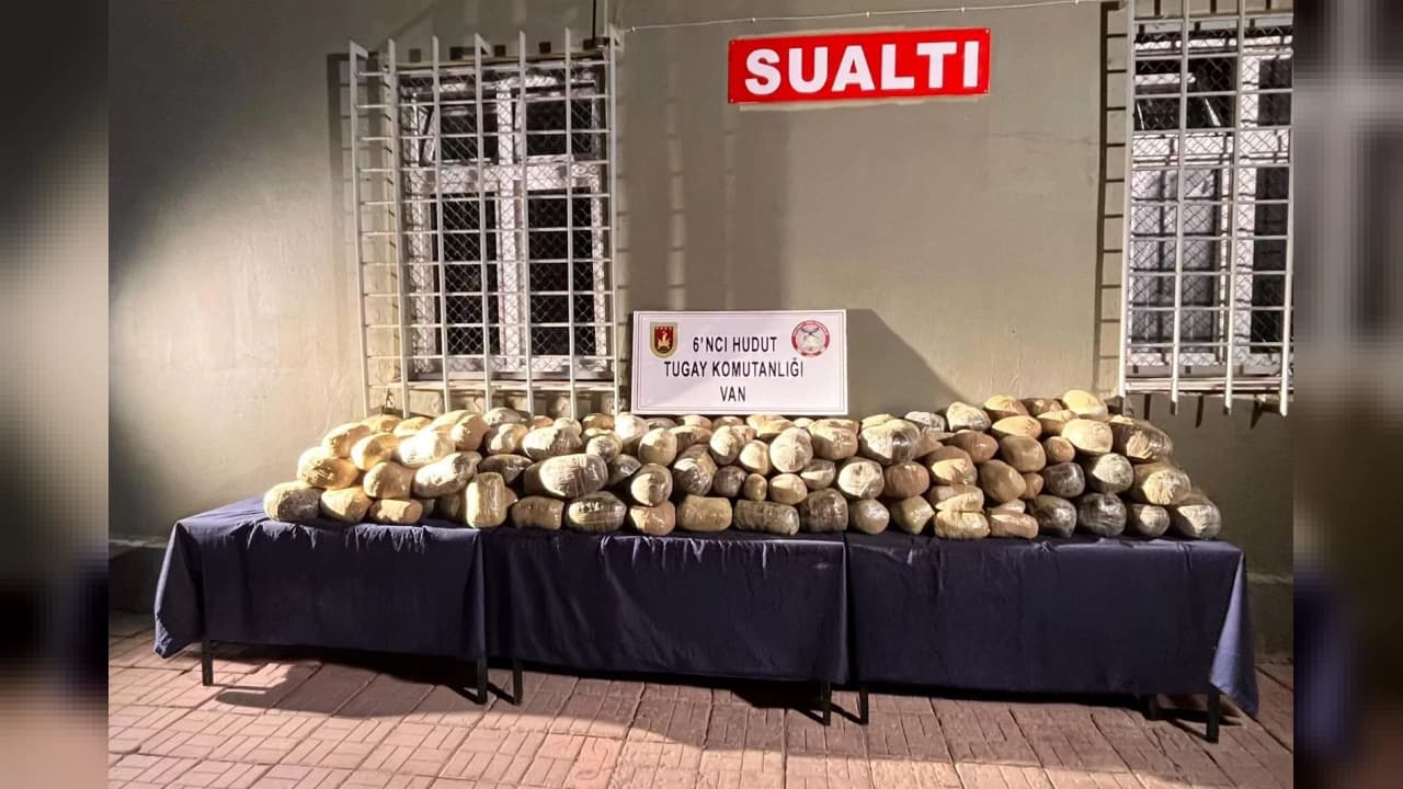 Van hudut hattında büyük uyuşturucu operasyonu: 412 kilo ele geçirildi