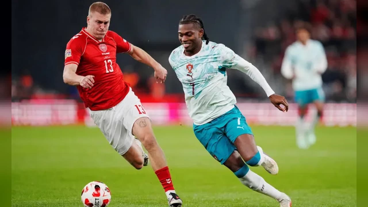 Galatasaraylı Rafael Leao Portekiz Milli Takımı'nda 7 Numaralı Formayı Devraldı