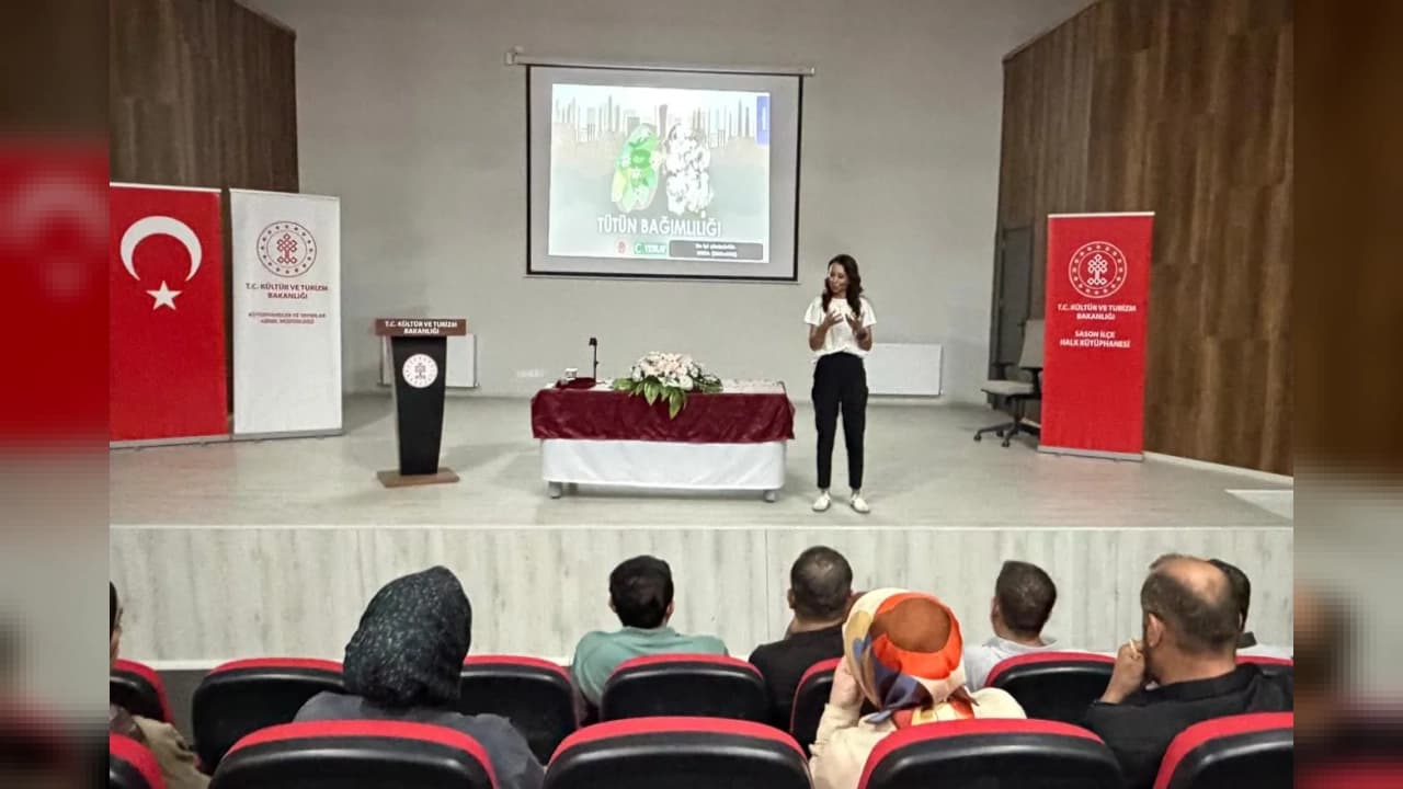 Sason Gençlik ve Spor İlçe Müdürlüğü Personeline Bağımlılıkla Mücadele Eğitimi Verildi