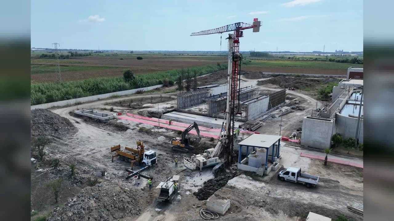 Serik Atıksu Arıtma Tesisi'nde 750 Milyon TL'lik Dev Altyapı Yatırımı Başlatıldı