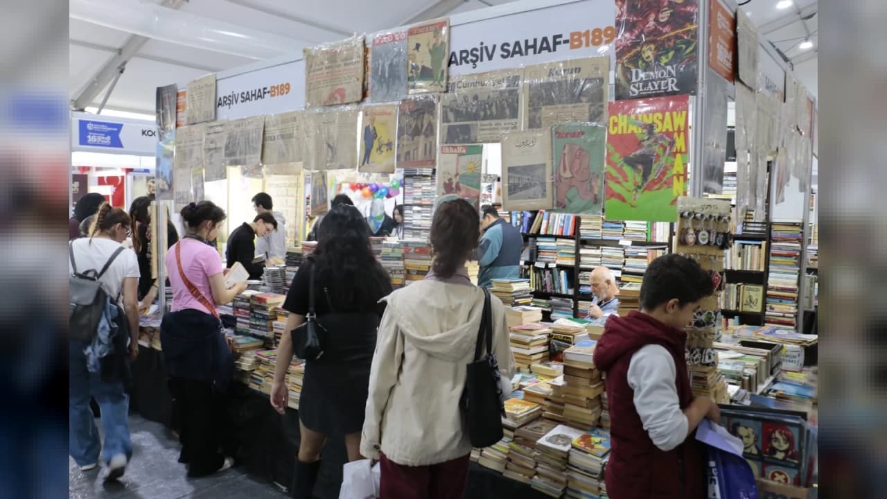 Kocaeli Kitap Fuarı’nda sahaflara büyük ilgi