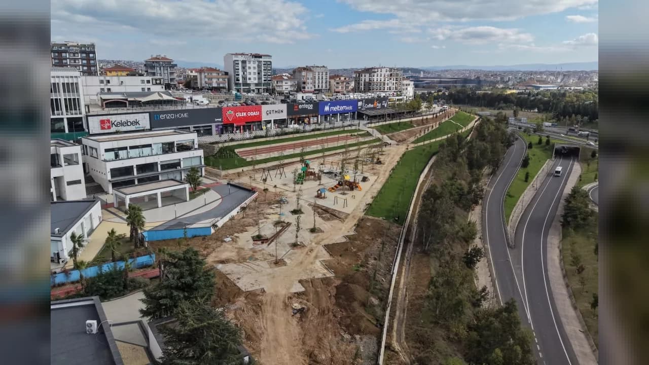 Çayırova'daki Fatih Sultan Mehmet Parkı'nda İlerleme Yüzde 85'e Ulaştı