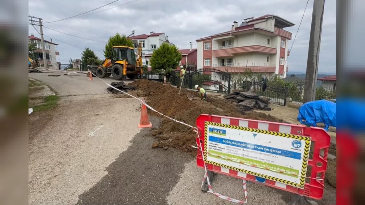 Ordu'nun Kabadüz ilçesinde doğalgaz altyapısı tamamlandı